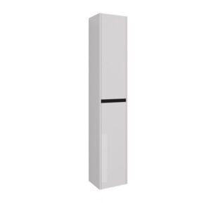 Lemark Шкаф-колонна Combi LM03C35P-black 35 см подвесной белый глянец