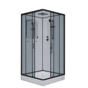 Niagara Душевая кабина Premium NG-6902-01Q BLACK 100х100 см