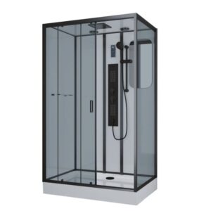 Niagara Душевая кабина NG 6912-01GQL BLACK 120х80 см