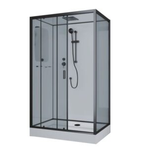Niagara Душевая кабина Premium NG-6912-01QL BLACK 120х80 см