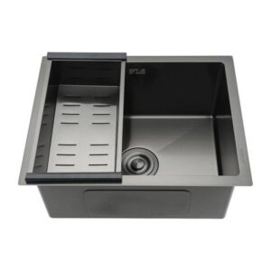 Gappo Мойка для кухни с коландером GS5040-6 чёрный